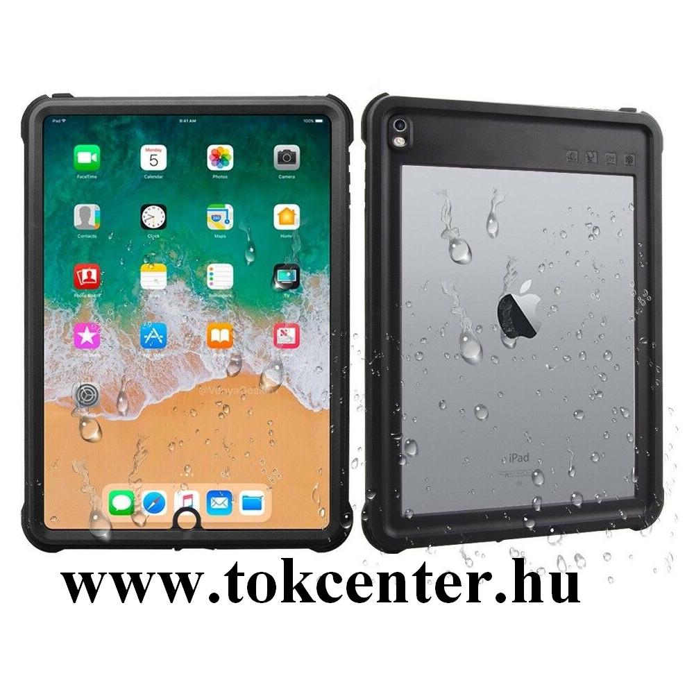 Apple IPAD Air 2 / Apple IPAD Pro 9.7 Vízhatlan / vízálló tok, AQUA (3 méterig, IP68, közepesen ütésálló, légpárnás sarok) FEKETE