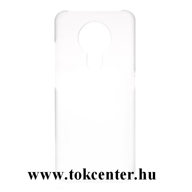 Nokia 5.3 Műanyag telefonvédő (gumírozott) ÁTLÁTSZÓ