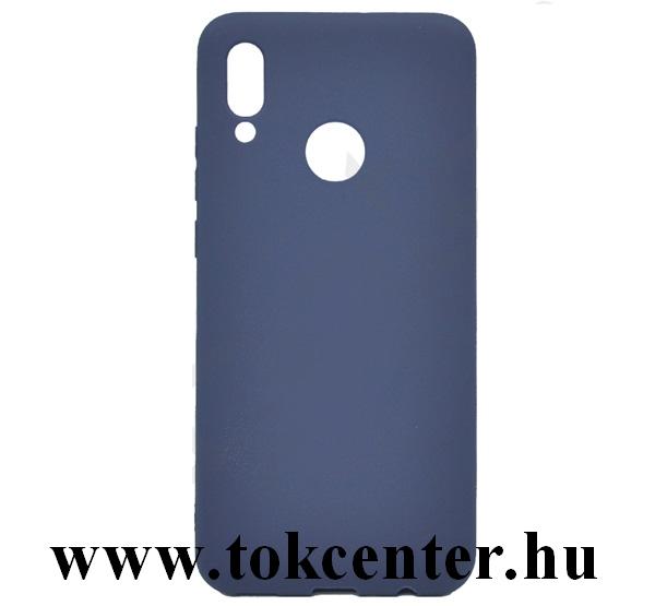 HUAWEI Honor 10 Lite /HUAWEI P Smart (2019) Telefonvédő gumi / szilikon (matt) SÖTÉTKÉK	