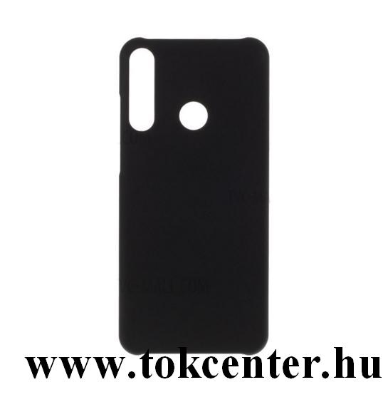 Huawei Y6p Szilikon telefonvédő (matt) FEKETE