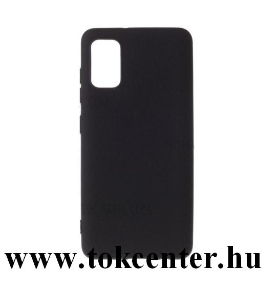 Samsung Galaxy A41 (SM-A415F) Szilikon telefonvédő (matt) FEKETE