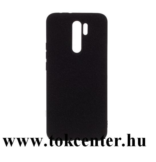 Xiaomi Redmi 9 Szilikon telefonvédő (matt) FEKETE