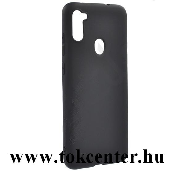 Samsung Galaxy A11 (SM-A115F) Szilikon telefonvédő (matt) FEKETE