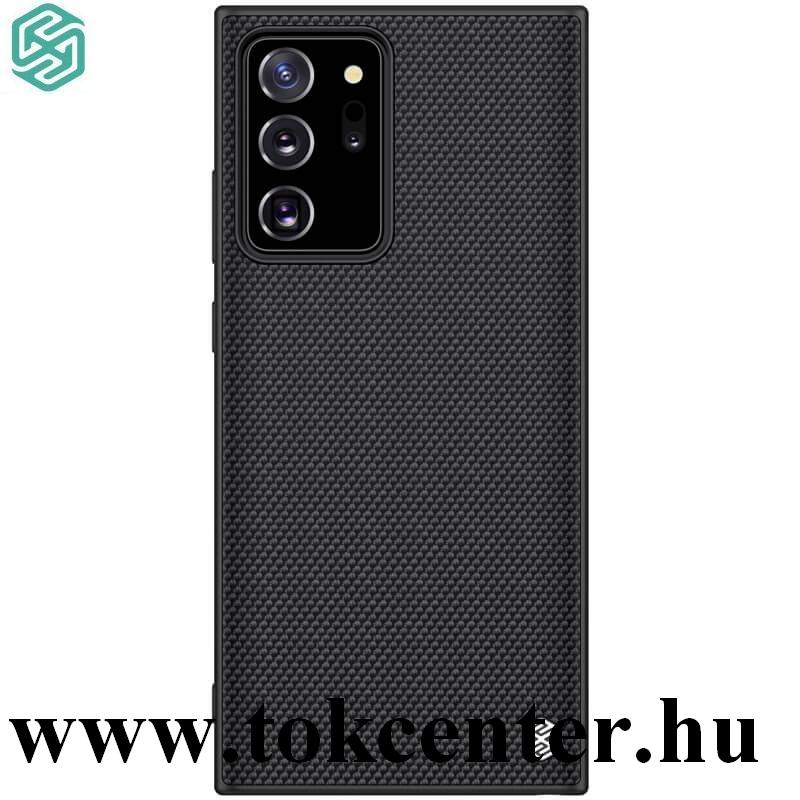Samsung Galaxy Note 20 Ultra (SM-N985F) / Note 20 Ultra 5G (SM-N986F) NILLKIN TEXTURED műanyag telefonvédő (közepesen ütésálló, szilikon keret, 3D minta) FEKETE