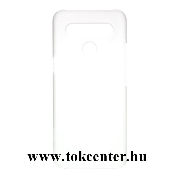 LG K51S (K510EMW) Műanyag telefonvédő (gumírozott) ÁTLÁTSZÓ