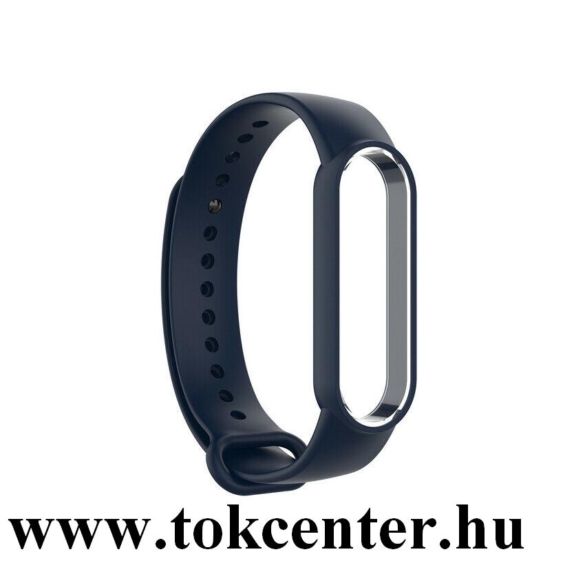 Xiaomi Mi Band 5 Pótszíj (szilikon, állítható) SÖTÉTKÉK
