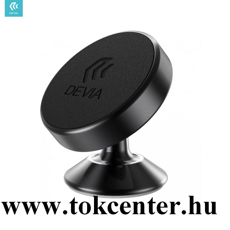 DEVIA GOBLETS autós tartó (öntapadó, 360°-ban forgatható, mágneses) FEKETE (329555 / D04)