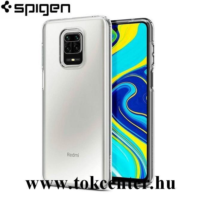 Xiaomi Redmi Note 9 Pro / Xiaomi Redmi Note 9S SPIGEN LIQUID CRYSTAL szilikon telefonvédő (közepesen ütésálló, légpárnás sarok) ÁTLÁTSZÓ (ACS01190)