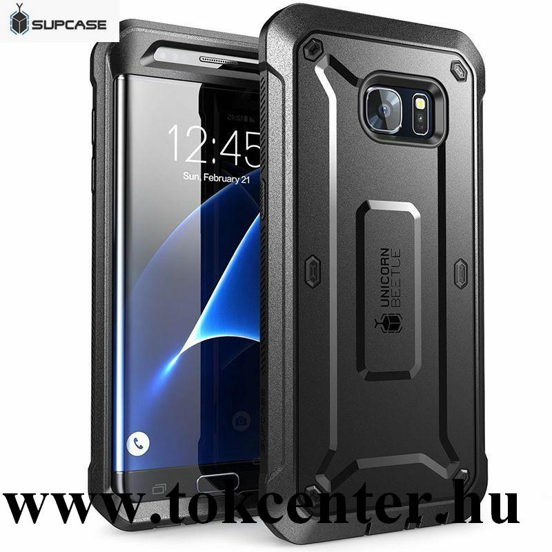 Samsung Galaxy S7 EDGE (SM-G935) SUPCASE UNICORN BEETLE PRO defender műanyag telefonvédő (közepesen ütésálló, övcsipesz) FEKETE