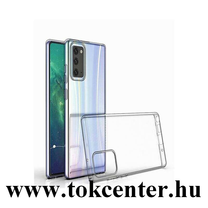 Samsung Galaxy Note 20 (SM-N980F) / Note 20 5G (SM-N981F) Szilikon telefonvédő (ultravékony) ÁTLÁTSZÓ