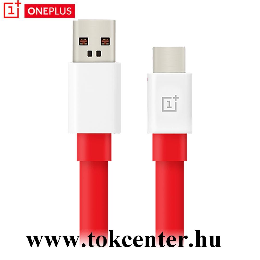 ONEPLUS WARP adatkábel és töltő (Type-C, törésgátló, 150 cm) PIROS (5461100012)