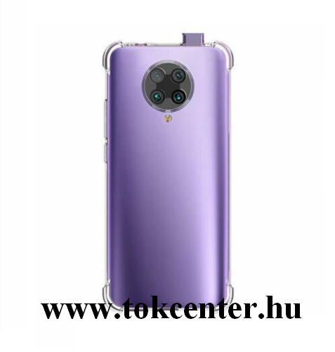 Xiaomi Pocophone F2 Pro Szilikon telefonvédő (közepesen ütésálló, légpárnás sarok) ÁTLÁTSZÓ