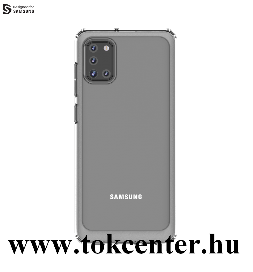 Samsung Galaxy A31 (SM-A315F) Szilikon telefonvédő (közepesen ütésálló, légpárnás sarok) ÁTLÁTSZÓ (GP-FPA315KDA_TR Designed for SAMSUNG)