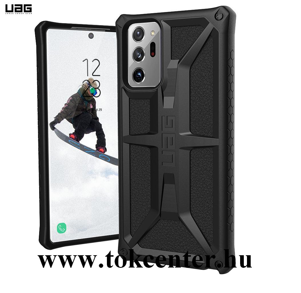 Samsung Galaxy Note 20 Ultra (SM-N985F) / Note 20 Ultra 5G (SM-N986F) UAG MONARCH műanyag telefonvédő (közepesen ütésálló, szilikon belső) FEKETE (212201114040)