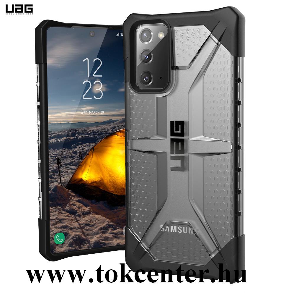 Samsung Galaxy Note 20 (SM-N980F) / Note 20 5G (SM-N981F) UAG PLASMA defender műanyag telefonvédő (közepesen ütésálló,csúszásgátló, légpárnás sarok) ÁTLÁTSZÓ (212193114343)