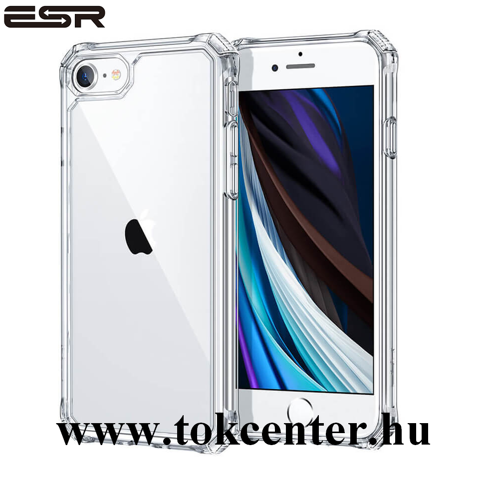 Apple iPhone SE (2020) / iPhone 7 4.7 / iPhone 8 4.7 ESR AIR ARMOR műanyag telefonvédő (szilikon keret, közepesen ütésálló, légpárnás sarok) ÁTLÁTSZÓ