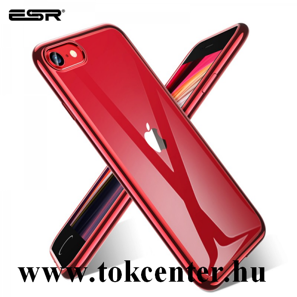 Apple iPhone SE (2020) / iPhone 7 4.7 / iPhone 8 4.7 ESR ESSENTIAL CROWN szilikon telefonvédő (közepesen ütésálló) PIROS