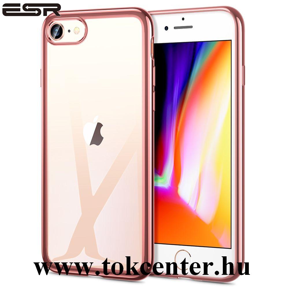Apple iPhone SE (2020) / iPhone 7 4.7 / iPhone 8 4.7 ESR ESSENTIAL CROWN szilikon telefonvédő (közepesen ütésálló) ROZÉARANY