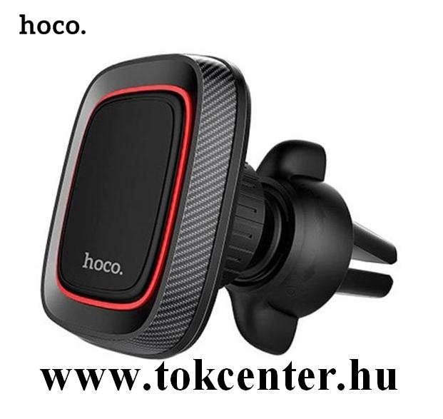 HOCO CA23 autós tartó (szellőzőre, 360°-ban forgatható, mágneses) FEKETE