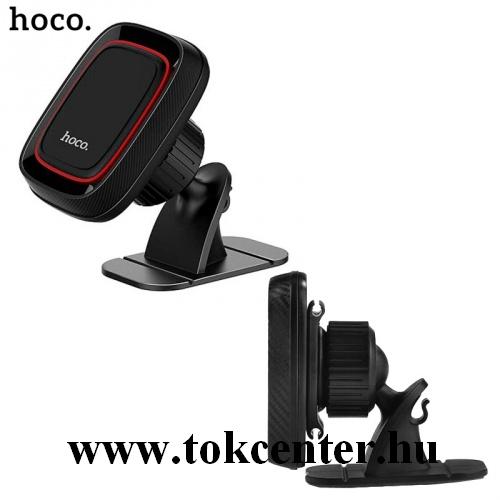 HOCO CA24 autós tartó (műszerfalra, 360°-ban forgatható, mágneses) FEKETE