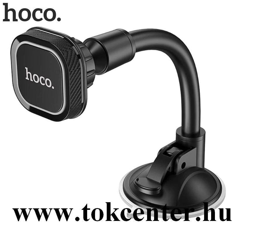 HOCO CA55 autós tartó (szélvédőre, 360°-ban forgatható, mágneses) FEKETE