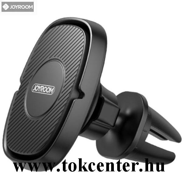 JOYROOM MAGNETIC autós tartó (szellőzőre, 360°-ban forgatható, mágneses, csíkos minta) FEKETE