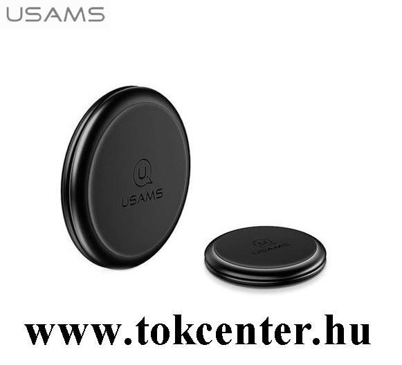 USAMS autós tartó (műszerfalra ragasztható, mágneses) FEKETE (ZJ050)