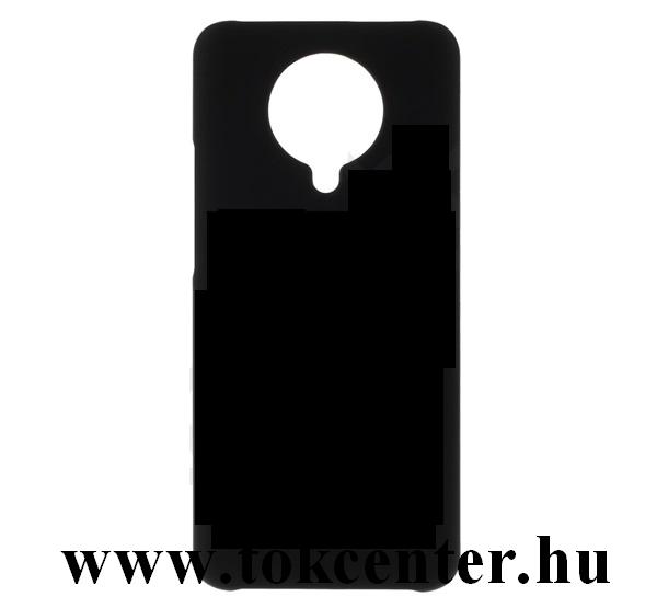 Xiaomi Pocophone F2 Pro Műanyag telefonvédő (gumírozott) FEKETE