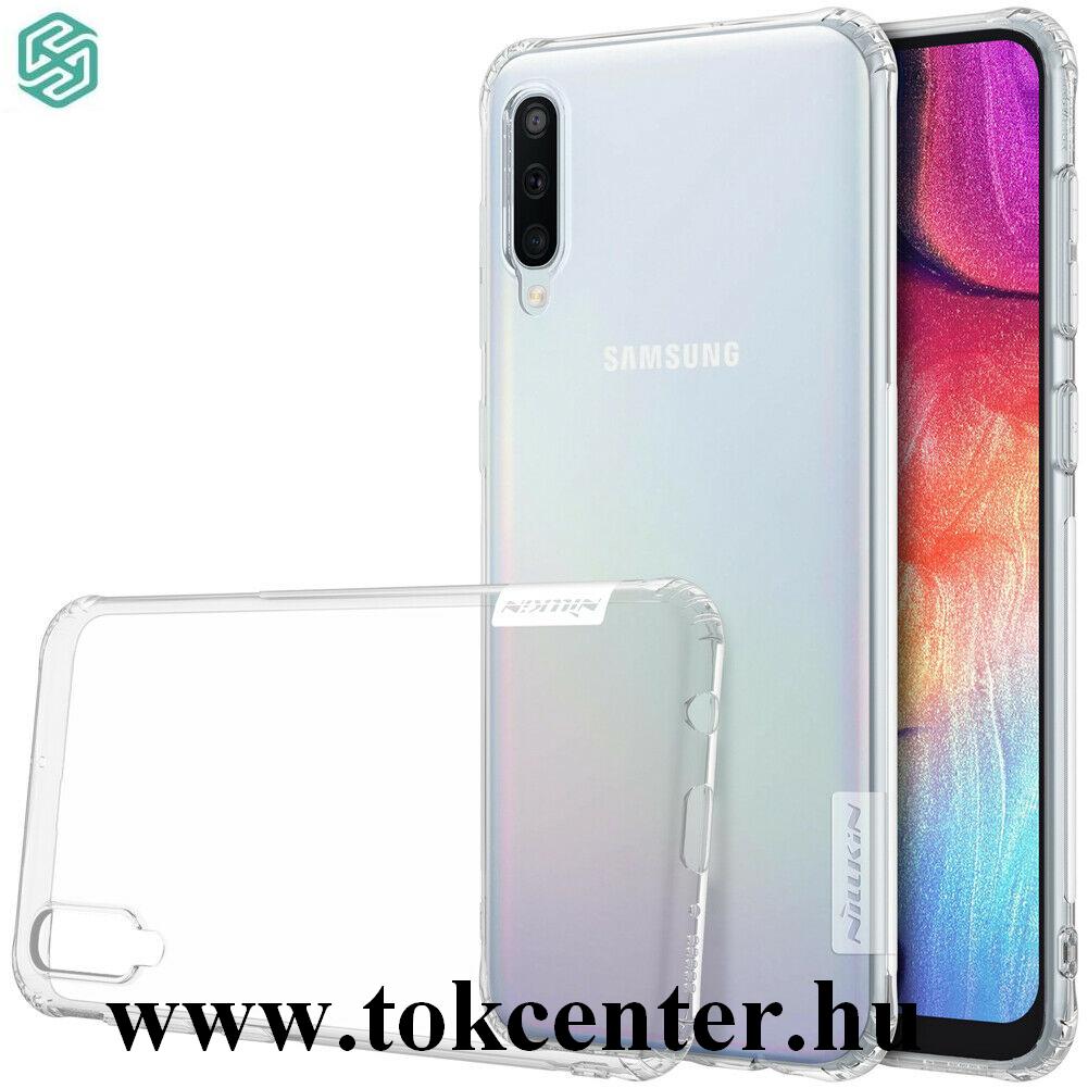Samsung Galaxy A30s (SM-A307F) /Samsung Galaxy A50 (SM-A505F) NILLKIN NATURE szilikon telefonvédő (közepesen ütésálló, légpárnás sarok, 0.6 mm, ultravékony) ÁTLÁTSZÓ
