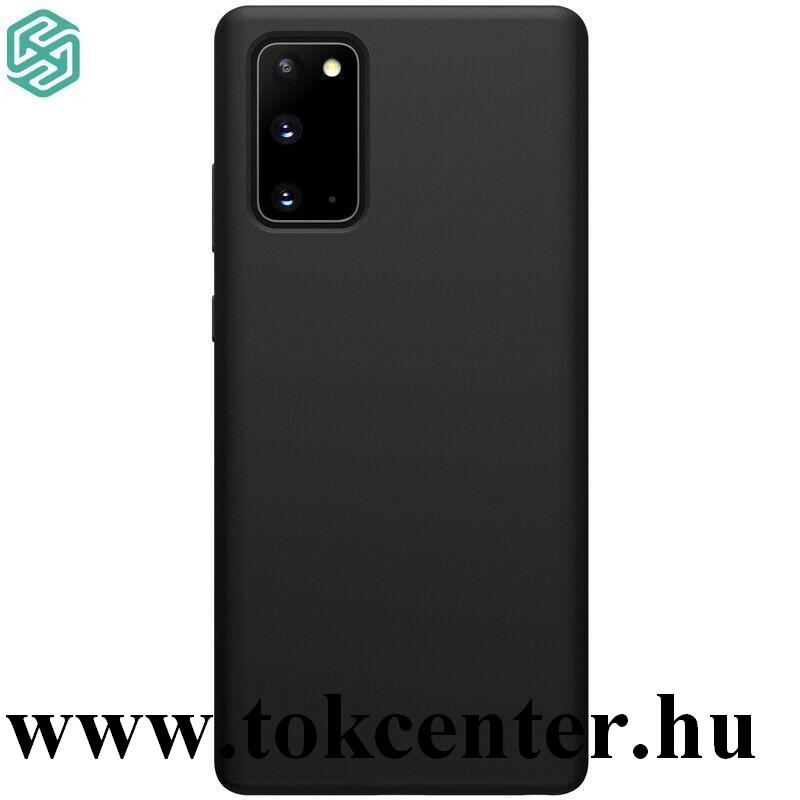Samsung Galaxy Note 20 (SM-N980F) / Note 20 5G (SM-N981F) NILLKIN FLEX PURE szilikon telefonvédő (gumírozott) FEKETE