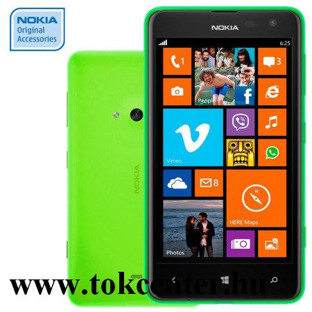 Nokia Lumia 625 gyári műanyag telefon tok, shell, cc-3071, zöld