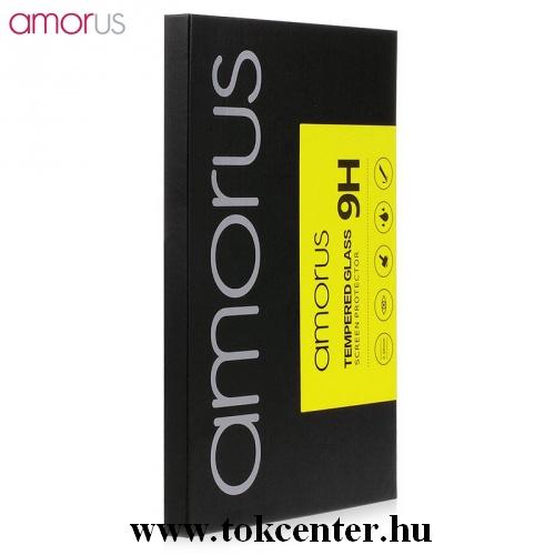 Samsung Galaxy Note 20 Ultra (SM-N985F) / Note 20 Ultra 5G (SM-N986F) AMORUS képernyővédő üveg (3D full cover, karcálló, 0.3mm, 9H) FEKETE