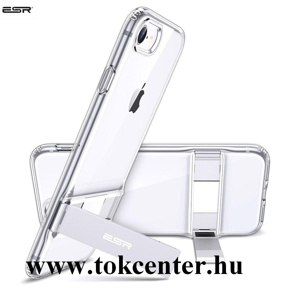 Apple iPhone SE (2020) / iPhone 7 4.7/ iPhone 8 4.7ESR AIR SHIELD BOOST szilikon telefonvédő (közepesen ütésálló, légpárnás sarok, kitámasztó) FEKETE