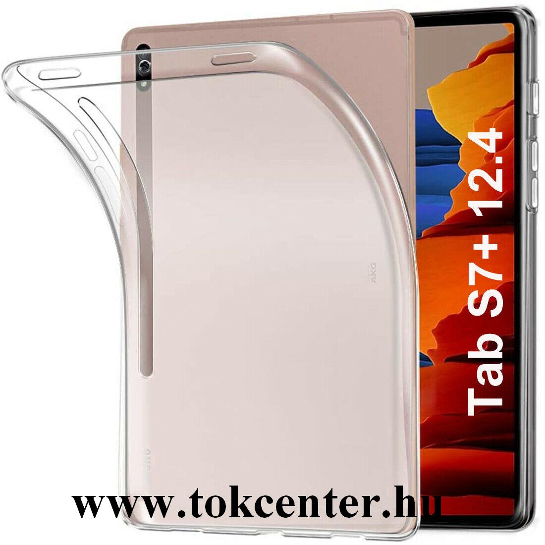 Samsung Galaxy Tab S7 LTE (SM-T875) / Samsung Galaxy Tab S7 WIFI (SM-T870) Szilikon telefonvédő (matt) ÁTLÁTSZÓ