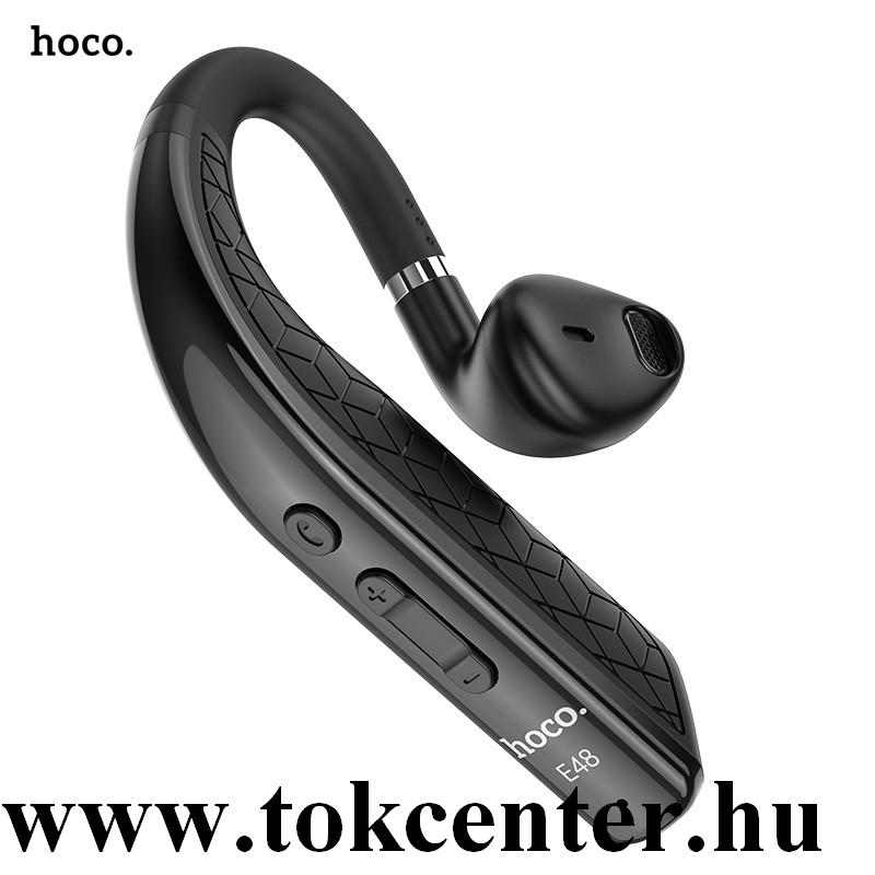 HOCO E48 SUPERIOR BLUETOOTH fülhallgató MONO (v4.2, mikrofon, multipoint) FEKETE