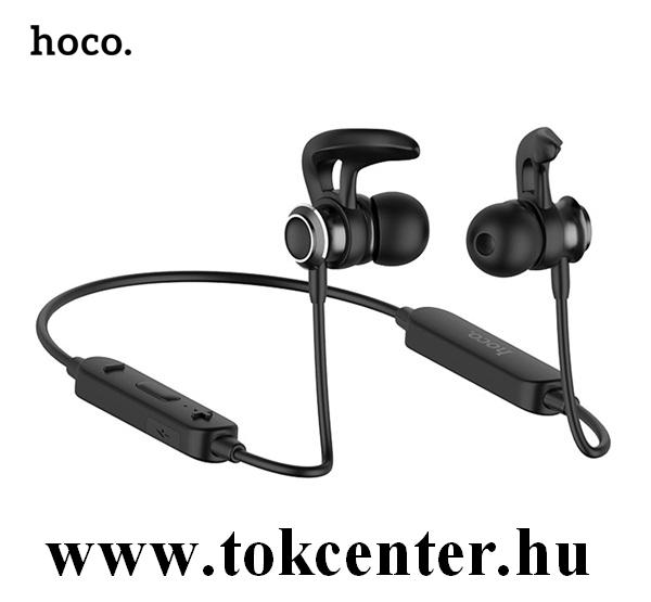 HOCO ES22 FLAUNT BLUETOOTH fülhallgató SZTEREO (v4.2, nyakba akasztható, multipoint, hangerőszabályzó, SPORT) FEKETE