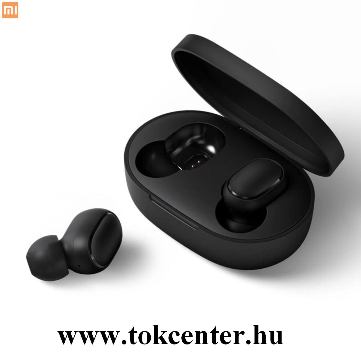 XIAOMI AirDots Basic bluetooth SZTEREO fülhallgató (v5.0, TWS, extra mini + töltőtok) FEKETE (ZBW4480GL / TWSEJ04LS / XMMBTWDOTSBAS)