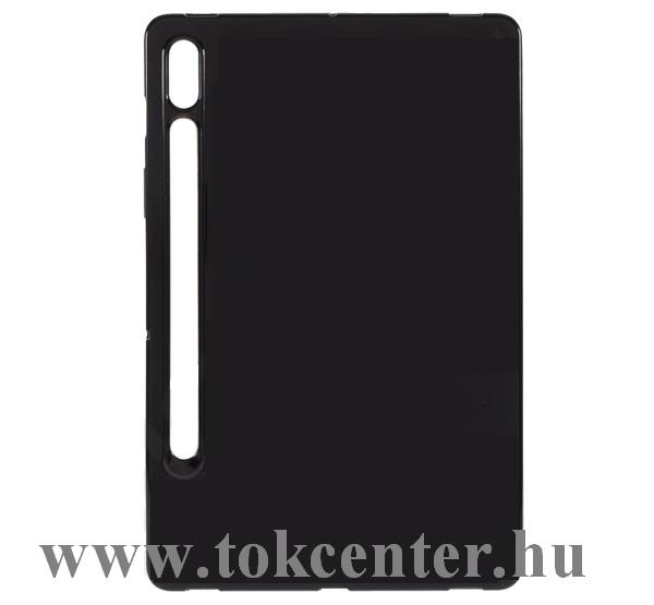 Samsung Galaxy Tab S7 LTE (SM-T875) /S7 LTE 5G (SM-T876) /S7 WIFI (SM-T870) Szilikon telefonvédő (matt) FEKETE
