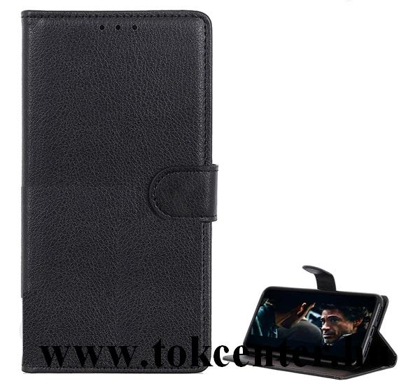 Asus ROG Phone 3 5G (ZS661KS) Tok álló, bőr hatású (FLIP, oldalra nyíló, asztali tartó funkció, prémium) FEKETE