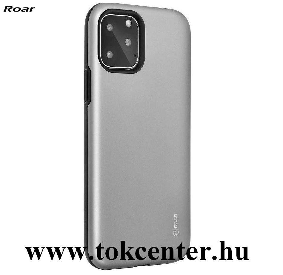 Apple iPhone 12 / Apple iPhone 12 Pro ROAR RICO ARMOR szilikon telefonvédő (közepesen ütésálló, műanyag hátlap, matt) SZÜRKE