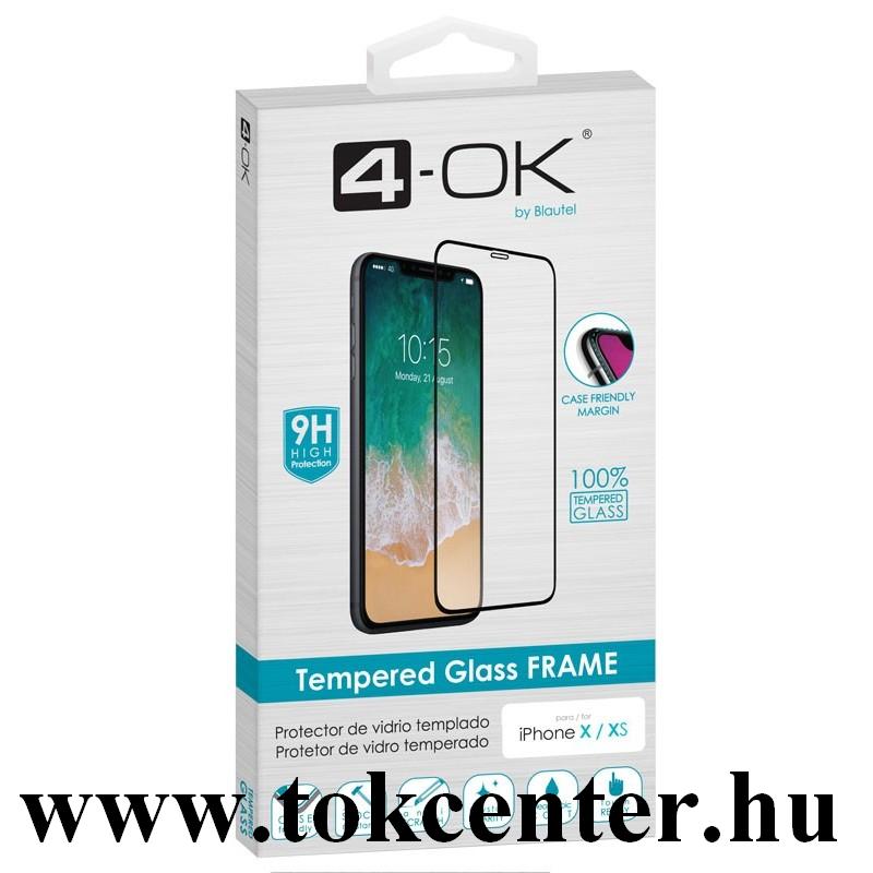 Apple iPhone 12 mini 4-OK képernyővédő üveg (3D full glue, íves, teljes felületén tapad, tok barát, karcálló, 9H) FEKETE