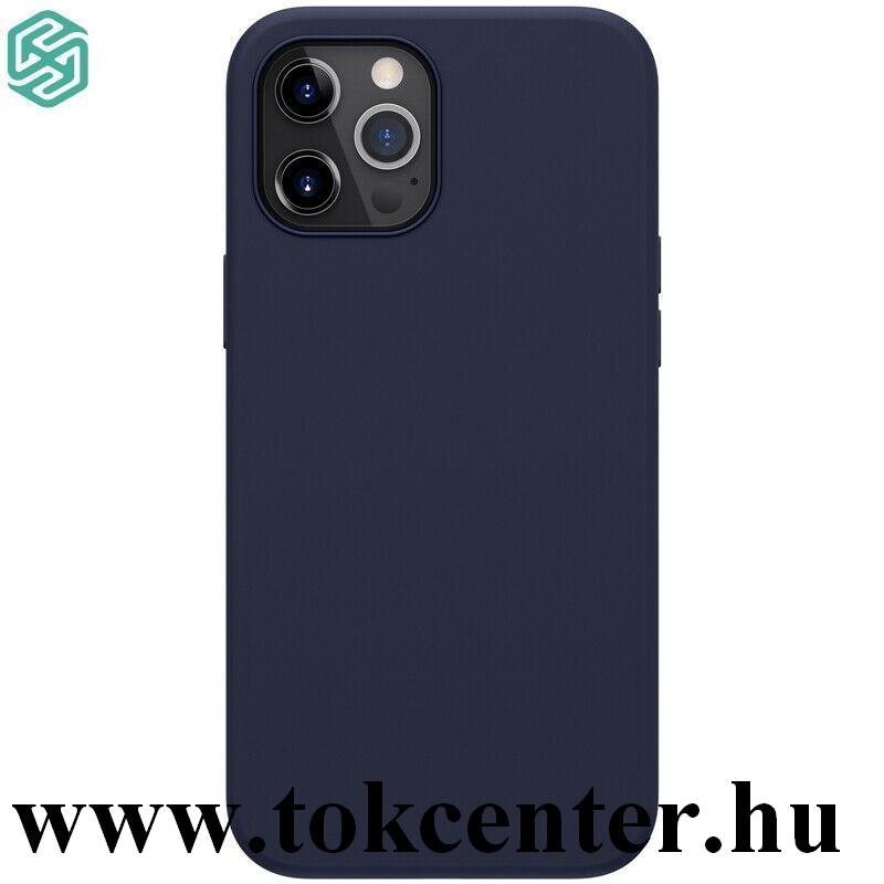 Apple iPhone 12 Pro Max NILLKIN FLEX PURE szilikon telefonvédő (gumírozott) SÖTÉTKÉK