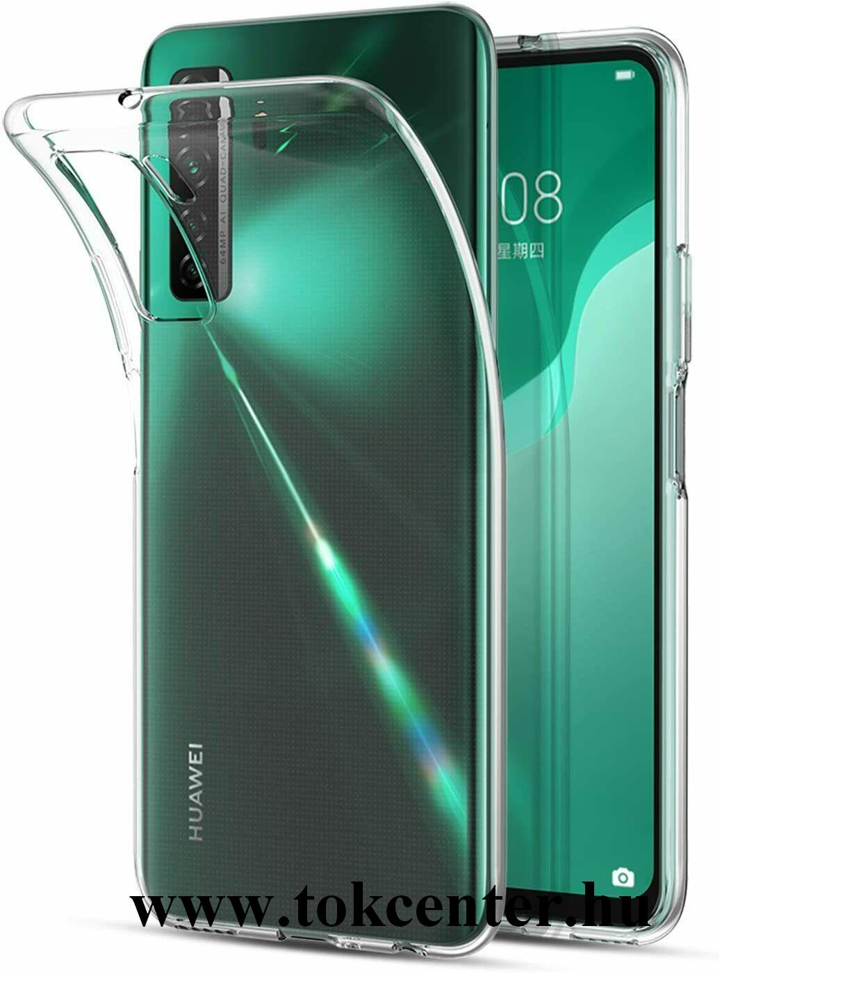 Huawei P40 Lite 5G / nova 7 SE Szilikon telefonvédő (ultravékony) ÁTLÁTSZÓ