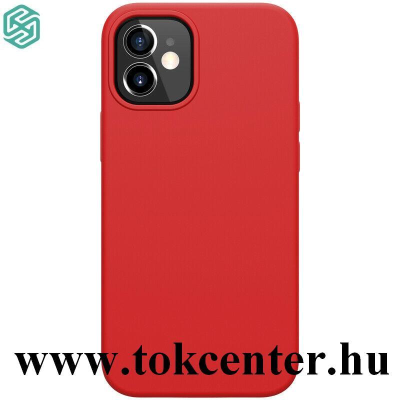 Apple iPhone 12 mini NILLKIN FLEX PURE szilikon telefonvédő (gumírozott) PIROS