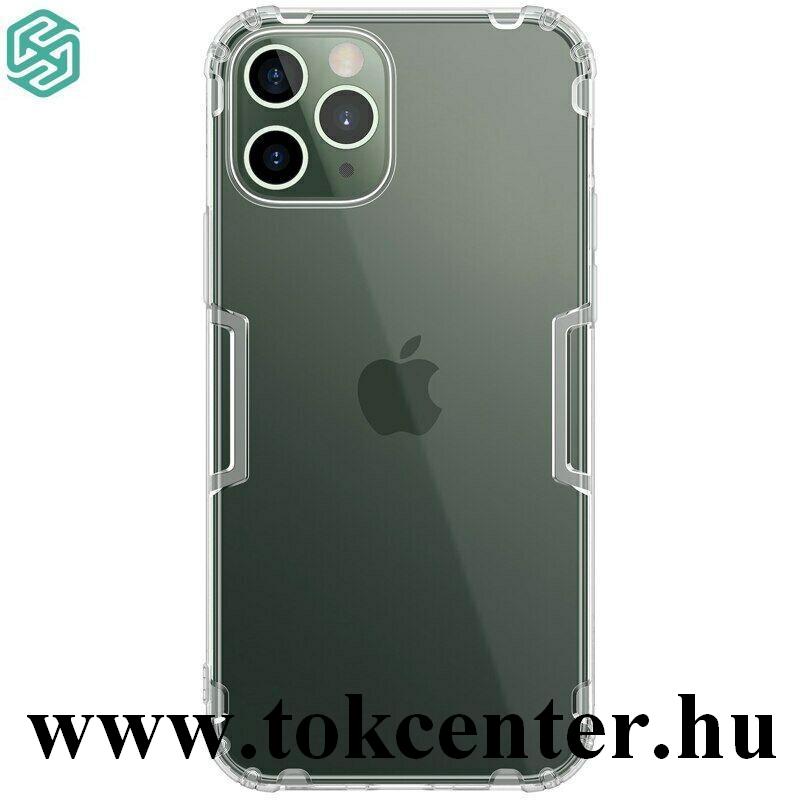 Apple iPhone 12 Pro Max NILLKIN NATURE szilikon telefonvédő (közepesen ütésálló, légpárnás sarok, 0.6 mm, ultravékony) ÁTLÁTSZÓ