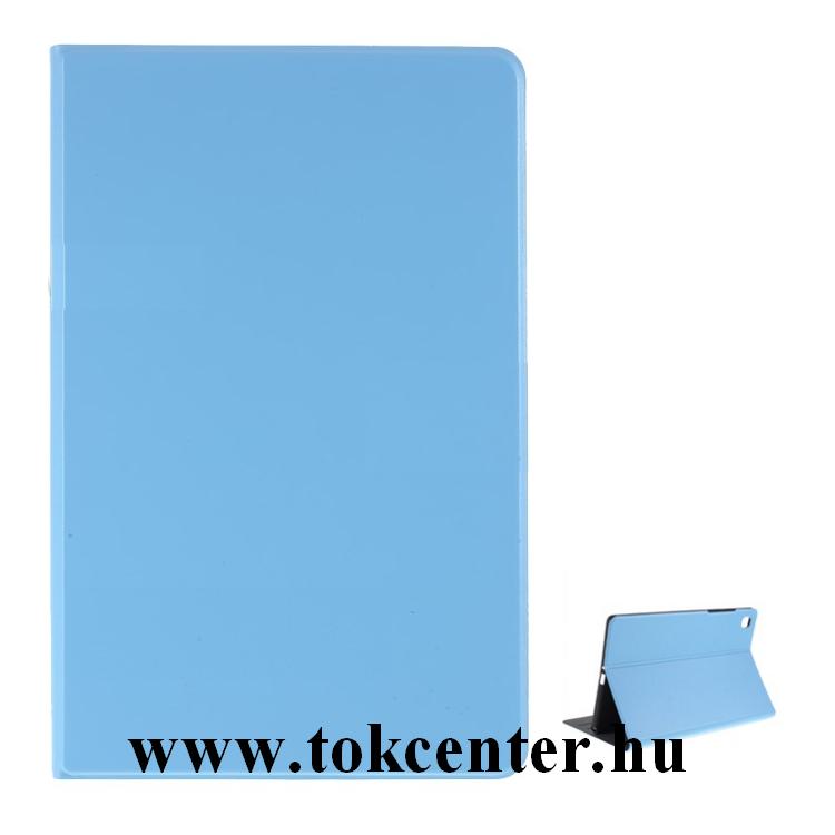 Samsung Galaxy Tab A7 10.4 (2020) LTE SM-T505 / Tab A7 10.4 (2020) WIFI SM-T500 Tok álló, bőr hatású (FLIP, oldalra nyíló, asztali tartó funkció) VILÁGOSKÉK	