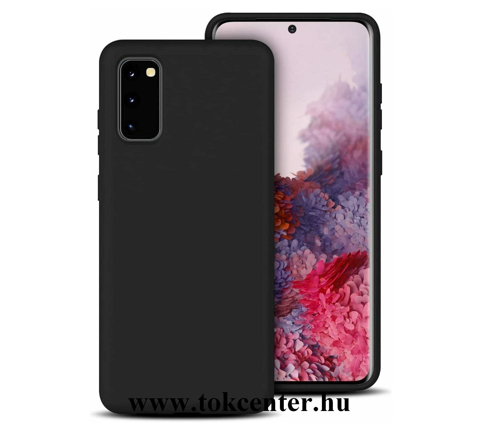 Samsung G780 Galaxy S20 FE / Galaxy S20 / Galaxy S20 FE 5G Lite Szilikon telefon tok FEKETE