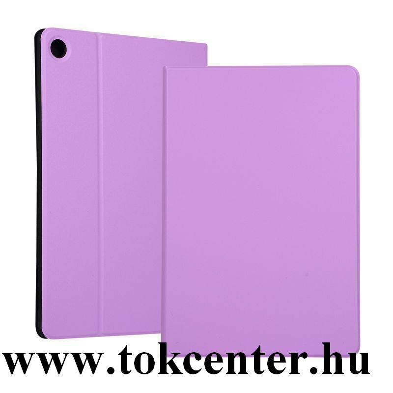 Huawei MediaPad M6 10.8 LTE / Huawei MediaPad M6 10.8 WIFI Tok álló, bőr hatású (FLIP, oldalra nyíló, asztali tartó funkció) LILA