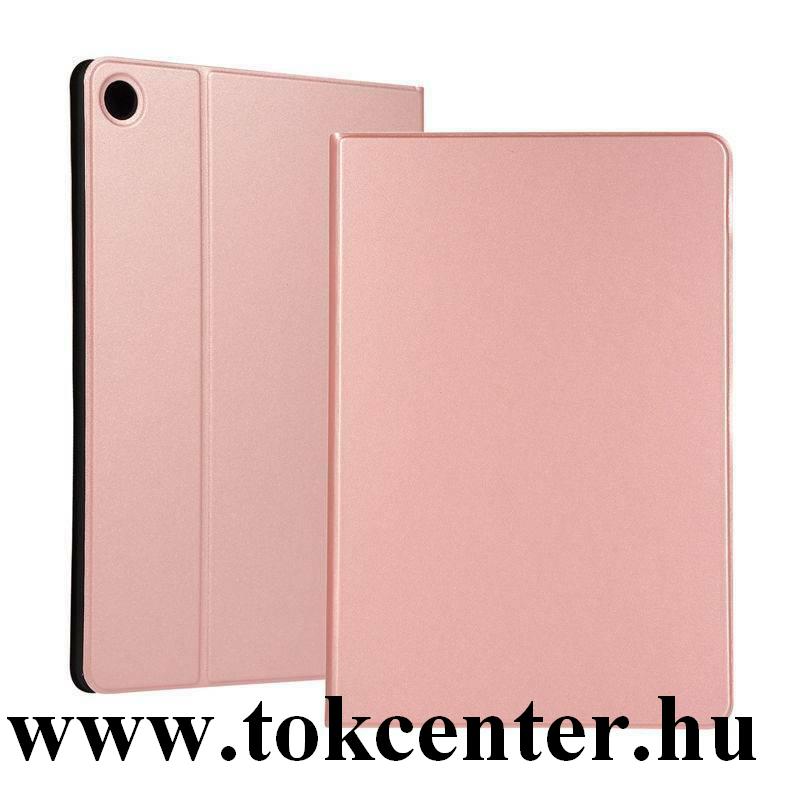 Huawei MediaPad M6 10.8 LTE / Huawei MediaPad M6 10.8 WIFI Tok álló, bőr hatású (FLIP, oldalra nyíló, asztali tartó funkció) ROZÉARANY