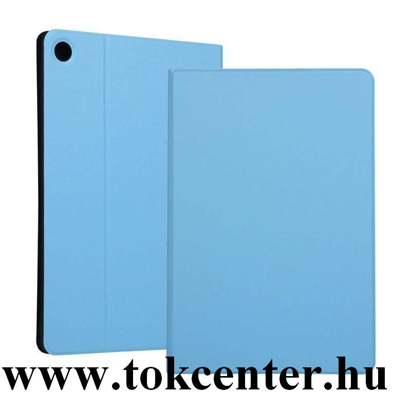 Huawei MediaPad M6 10.8 LTE / Huawei MediaPad M6 10.8 WIFI Tok álló, bőr hatású (FLIP, oldalra nyíló, asztali tartó funkció) VILÁGOSKÉK